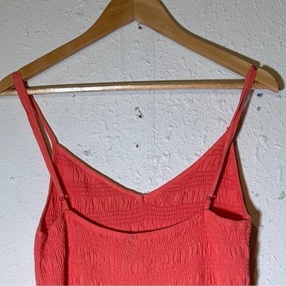 Wild Fable Smocked V-Neck Sleeveless Midi Dress Size Medium Women - Picture 7 of 13